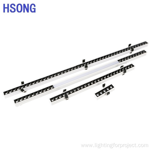 Aluminum Led Linear Light Office Housing